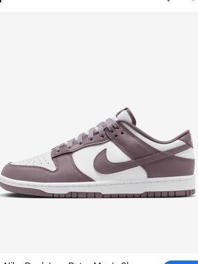 Nike Men’s Low-Top Sneakers - White and Mauve
